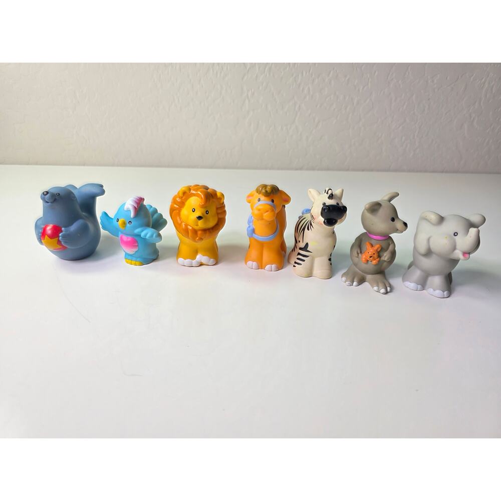 2001 Fisher Price Littler People Noah's Ark Animals Replacements - 7 Animals